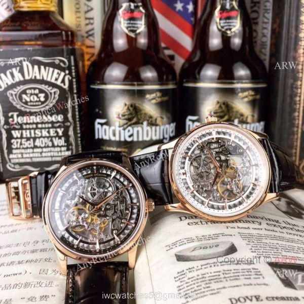 Best Quality Replica Jaeger-LeCoultre Skeleton Rose Gold Men Watch Best Quality Replica Jaeger-LeCoultre Skeleton Rose Gold Men Watch