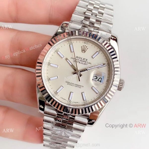 Replica Rolex Datejust II Swiss 2824 White Dial Watch AR Factory Replica Rolex Datejust II Swiss 2824 White Dial Watch AR Factory
