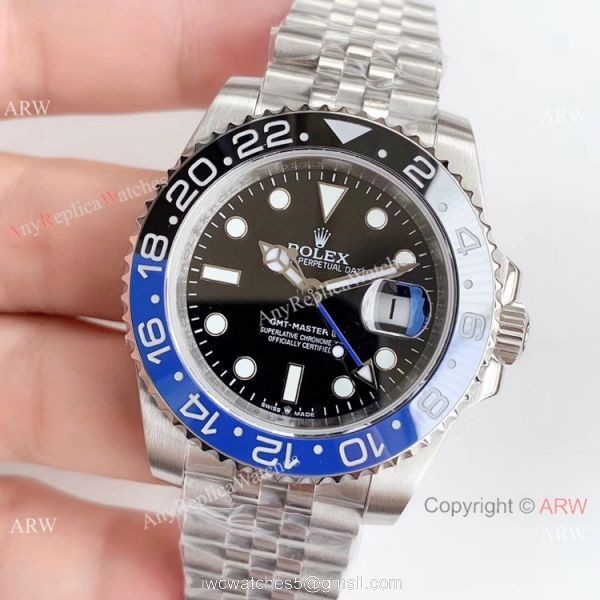 NOOB V3 Rolex GMT-Master II Ref.126710 BLNR Jubilee Watch / Rolex Batman Copy NOOB V3 Rolex GMT-Master II Ref.126710 BLNR Jubilee Watch / Rolex Batman Copy