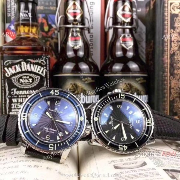 Copy Blancpain Fifty Fathoms Quartz Watch Blue Dial Blue Bezel Copy Blancpain Fifty Fathoms Quartz Watch Blue Dial Blue Bezel