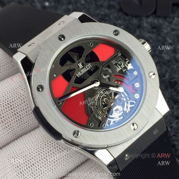 Replica Hublot Classic Fusion Squelette Tourbillon All Black Watches Replica Hublot Classic Fusion Squelette Tourbillon All Black Watches