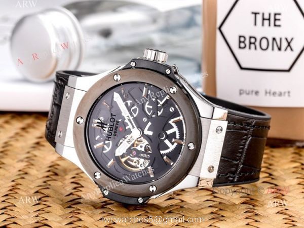 Fake Hublot Classic Fusion Rose Gold Skeleton Wristwatch 45mm Fake Hublot Classic Fusion Rose Gold Skeleton Wristwatch 45mm
