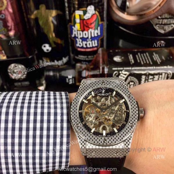 Copy Hublot Classic Fusion Watches Skeleton Dial Black Rubber Strap Copy Hublot Classic Fusion Watches Skeleton Dial Black Rubber Strap