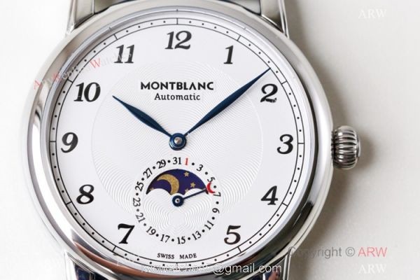 Best 1:1 Montblanc Replica Watch Star Legacy Moonphase U0116508 N White dial Watch Best 1:1 Montblanc Replica Watch Star Legacy Moonphase U0116508 N White dial Watch