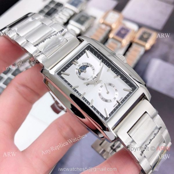 Copy Patek Philippe Gondolo Moon Phase Watch Two Tone Rose Gold 38mm Copy Patek Philippe Gondolo Moon Phase Watch Two Tone Rose Gold 38mm