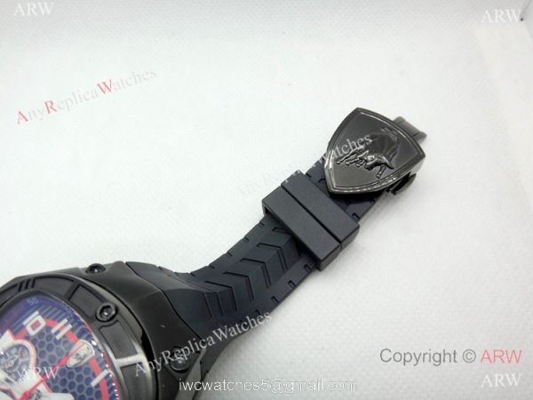 AAA Quality Replica Lamborghini Spyder 124BBR Watch Solid Black AAA Quality Replica Lamborghini Spyder 124BBR Watch Solid Black