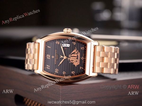 High Quality Vacheron Constantin Malte Stainless Steel Black Dial Watch High Quality Vacheron Constantin Malte Stainless Steel Black Dial Watch