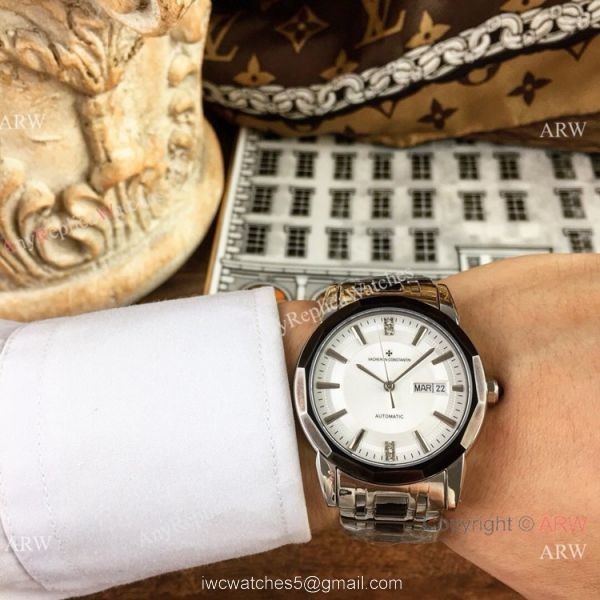Best Replica Vacheron Constantin Geneve Watch Black Silver Case Best Replica Vacheron Constantin Geneve Watch Black Silver Case
