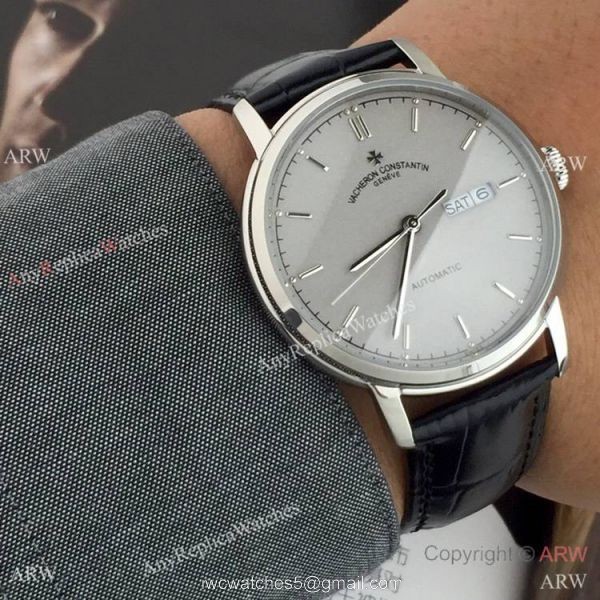 Replica Vacheron Constantin Geneve Day-Date watches Black Dial 39mm Replica Vacheron Constantin Geneve Day-Date watches Black Dial 39mm