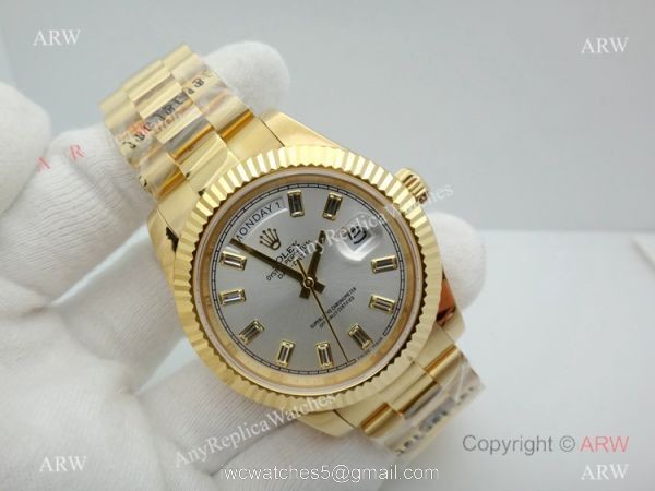 Replica Rolex Presidential Diamond Day-Date 40mm Yellow Gold Watch Replica Rolex Presidential Diamond Day-Date 40mm Yellow Gold Watch