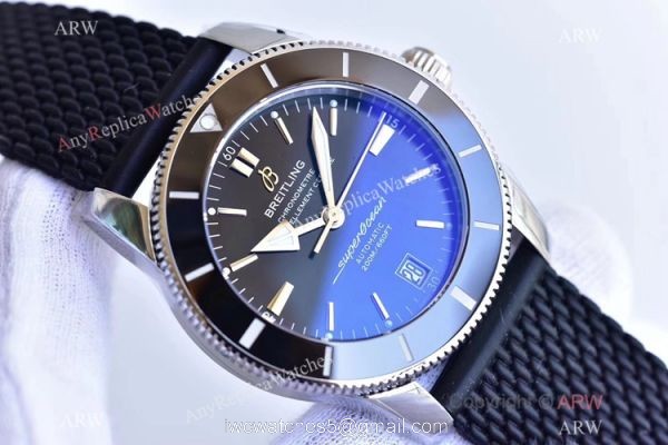 (GF) Replica Breitling Superocean Heritage II 9015 Watch Black Rubber Strap (GF) Replica Breitling Superocean Heritage II 9015 Watch Black Rubber Strap