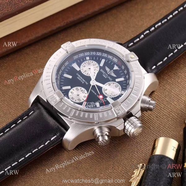 New Copy Breitling Avenger seawolf Chronograph Watch SS Black Dial New Copy Breitling Avenger seawolf Chronograph Watch SS Black Dial