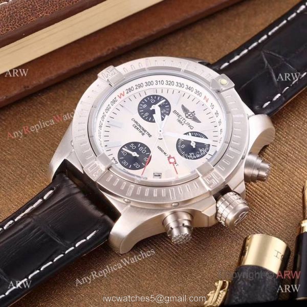 New Style Breitling Avenger Seawolf Chronograph Men Watch White Face New Style Breitling Avenger Seawolf Chronograph Men Watch White Face