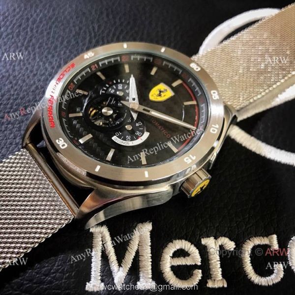 Replica Ferrari Gran Premio Automatico Watch Stainless Steel 43mm Replica Ferrari Gran Premio Automatico Watch Stainless Steel 43mm