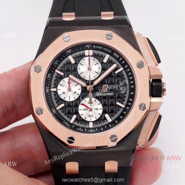 Nice Quality Audemars Piguet Royal Oak Offshore Replica watch Rose Gold 44mm Nice Quality Audemars Piguet Royal Oak Offshore Replica watch Rose Gold 44mm