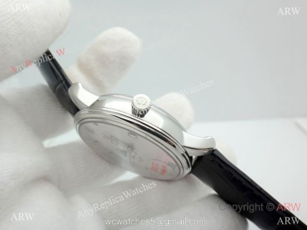 Replica Omega De Ville Moonphase Watch SS Silver Dial Replica Omega De Ville Moonphase Watch SS Silver Dial