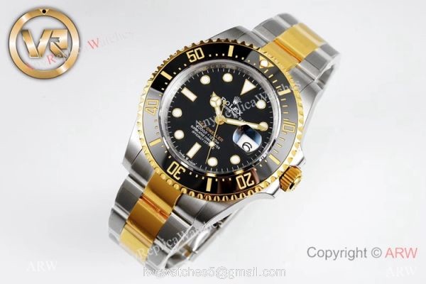 1:1 Replica Rolex Sea-Dweller 43mm Real 18K Two Tone watch VR Factory Watch 1:1 Replica Rolex Sea-Dweller 43mm Real 18K Two Tone watch VR Factory Watch