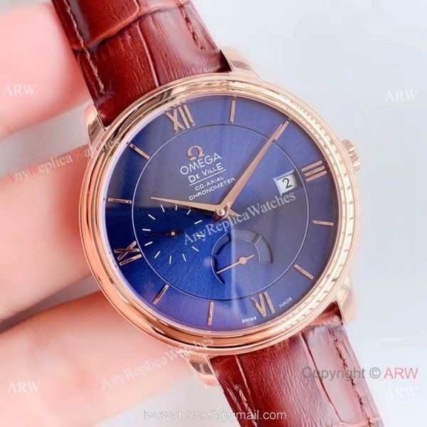 DV Replica Omega De Ville Prestige Co?Axial Power Reserve Watch Rose Gold 39.5mm DV Replica Omega De Ville Prestige Co?Axial Power Reserve Watch Rose Gold 39.5mm