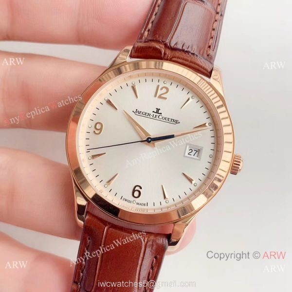 Swiss Copy Jaeger-LeCoultre Master Control Q1548420 Rose Gold White Watch ZF Factory Swiss Copy Jaeger-LeCoultre Master Control Q1548420 Rose Gold White Watch ZF Factory
