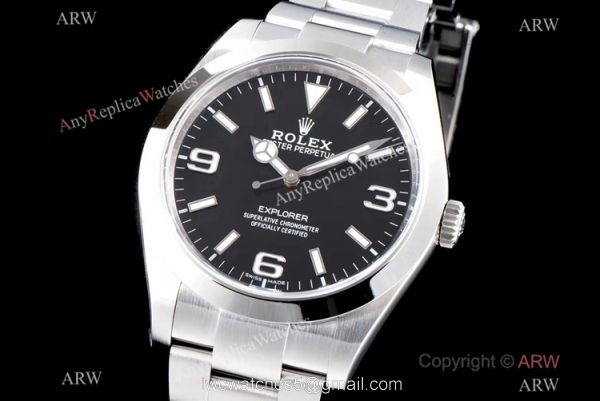 Swiss Replica Rolex Explorer I 3132 Black Dial Watch AR Watch Factory For Sale Swiss Replica Rolex Explorer I 3132 Black Dial Watch AR Watch Factory For Sale