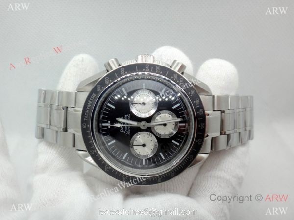 Copy Omega Speedmaster Watch Stainless Steel Black Dial 44mm Copy Omega Speedmaster Watch Stainless Steel Black Dial 44mm