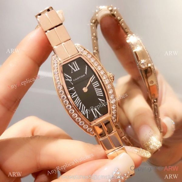 Cartier Mini Tonneau White MOP Dial Stainless Steel women Watch Best Replica Cartier Mini Tonneau White MOP Dial Stainless Steel women Watch Best Replica