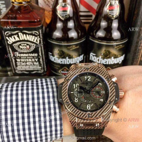 Fake Hublot Geneve Big Bang Unico King Chronograph Watches Silver Case 45mm Fake Hublot Geneve Big Bang Unico King Chronograph Watches Silver Case 45mm