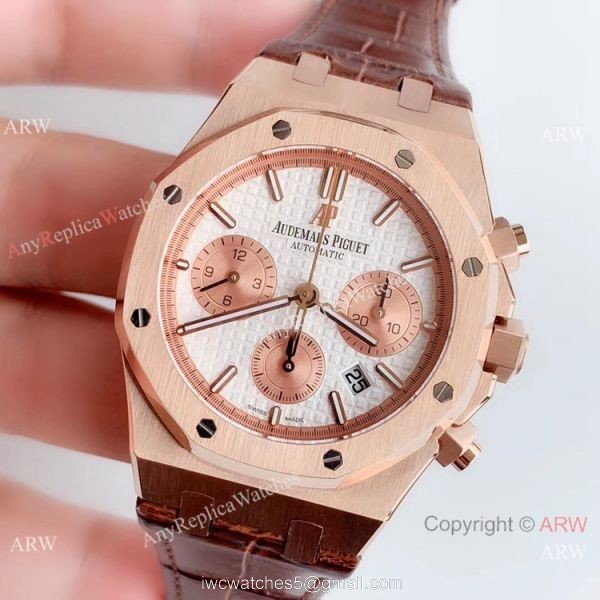 Swiss Copy Audemars Piguet Royal Oak Chronograph BF Asia 7750 Watch Rose Gold Swiss Copy Audemars Piguet Royal Oak Chronograph BF Asia 7750 Watch Rose Gold