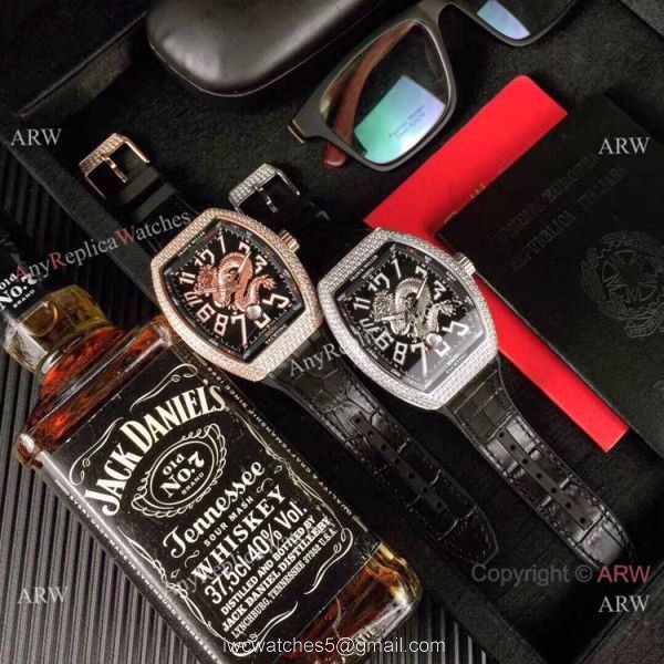 Replica Franck Muller Vanguard limited Edition Dragon King Watch SS Diamond Replica Franck Muller Vanguard limited Edition Dragon King Watch SS Diamond