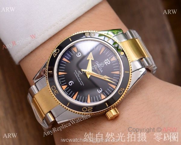 Omega Seamaster 300 Spectre Watch Replica 2-Tone Blue Ceramic Omega Seamaster 300 Spectre Watch Replica 2-Tone Blue Ceramic