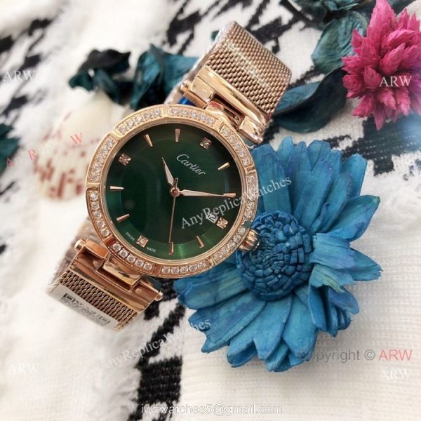 New Copy Cartier Pasha de Black Dial Rose Gold Watch 35mm Women New Copy Cartier Pasha de Black Dial Rose Gold Watch 35mm Women