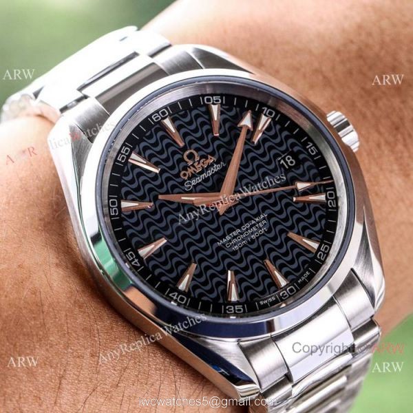 (VS)Best Replica Omega Seamaster Aqua Terra VSF 8500 Watch Stainless Steel Wave Dial (VS)Best Replica Omega Seamaster Aqua Terra VSF 8500 Watch Stainless Steel Wave Dial