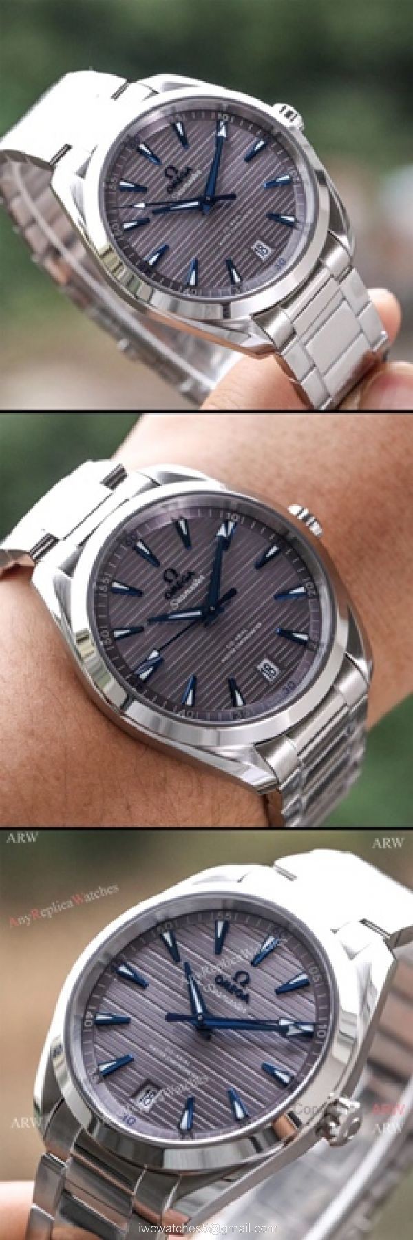 Swiss Grade 1 Omega Seamaster Aqua Terra Master 150m SS Gray Dial VSF 8900 Watch Swiss Grade 1 Omega Seamaster Aqua Terra Master 150m SS Gray Dial VSF 8900 Watch