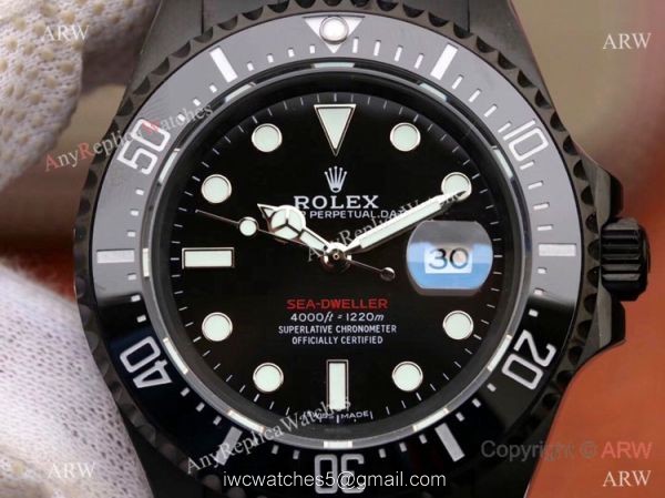 Swiss ETA2824 Rolex Sea Dweller 50th Anniversary Replica Watch Blacksteel Swiss ETA2824 Rolex Sea Dweller 50th Anniversary Replica Watch Blacksteel