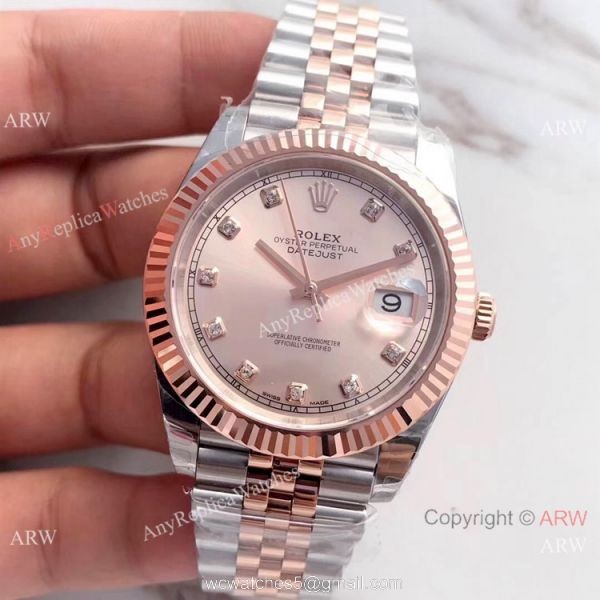 (EW) Swiss Copy Rolex Datejust II 41 2-Tone Rose Gold Jubilee Watch 126331 (EW) Swiss Copy Rolex Datejust II 41 2-Tone Rose Gold Jubilee Watch 126331