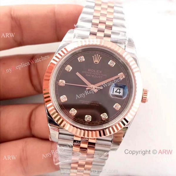 EW Factory Rolex Datejust II 41 Chocolate Face Jubilee Bracelet Watch EW Factory Rolex Datejust II 41 Chocolate Face Jubilee Bracelet Watch