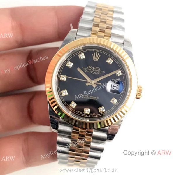 EW Factory Replica Rolex Datejust II EW 3235 Watch 2-Tone Jubilee Diamond Marker EW Factory Replica Rolex Datejust II EW 3235 Watch 2-Tone Jubilee Diamond Marker