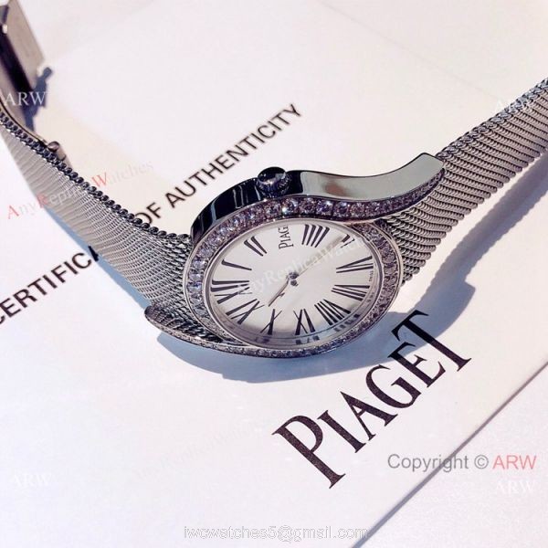 New Replica Piaget Limelight Gala Stainless Steel Silver Face Watch Swiss Quartz New Replica Piaget Limelight Gala Stainless Steel Silver Face Watch Swiss Quartz