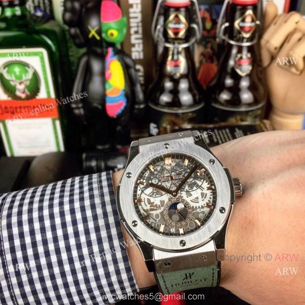 New Copy Hublot Classic Fusion Perpetual Calendar Men Watch SS Brown Dial New Copy Hublot Classic Fusion Perpetual Calendar Men Watch SS Brown Dial