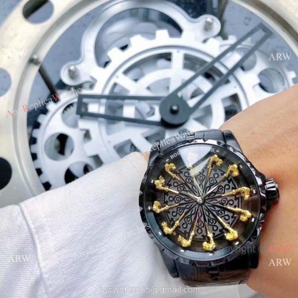 New Copy Roger Dubuis Excalibur RDDBEX0495 SS Gray Dial Watch New Copy Roger Dubuis Excalibur RDDBEX0495 SS Gray Dial Watch