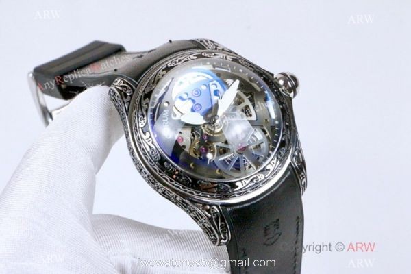 New Replica Corum Watches Corum Bubble Squelette SS Tattoo Watch 45mm New Replica Corum Watches Corum Bubble Squelette SS Tattoo Watch 45mm
