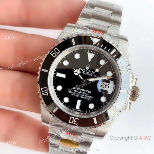 AAA Replica Rolex Submariner Black Face 116610LN Watch Noob/V10/904L/Swiss 3135 AAA Replica Rolex Submariner Black Face 116610LN Watch Noob/V10/904L/Swiss 3135