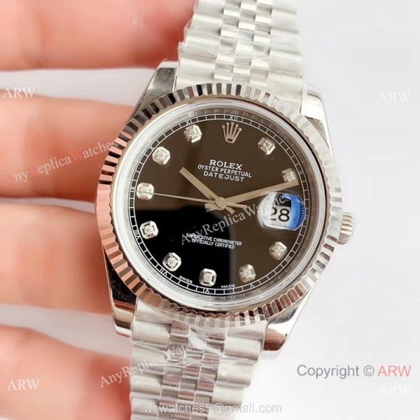 NEW Upgraded Rolex Datejust II Swiss 3235 V3 Replica Watch Black Dial w/ Diamond NEW Upgraded Rolex Datejust II Swiss 3235 V3 Replica Watch Black Dial w/ Diamond