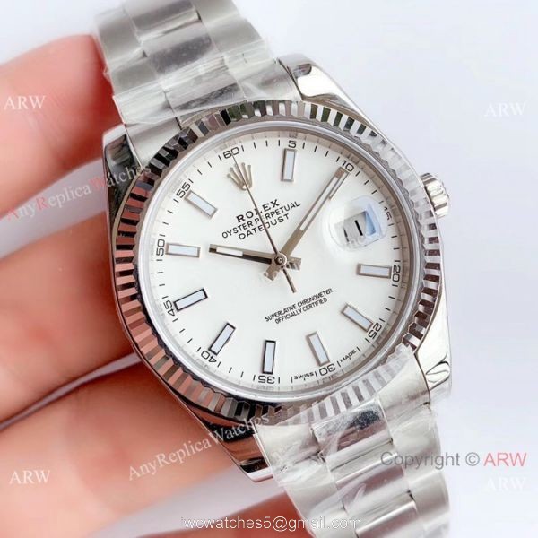 NEW Upgraded Copy Rolex Datejust II White Face Oyster Watch ETA3235 V3 Version NEW Upgraded Copy Rolex Datejust II White Face Oyster Watch ETA3235 V3 Version