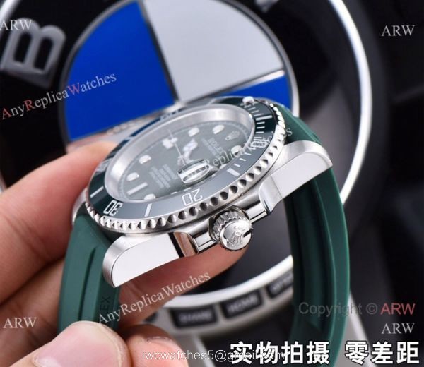 Rolex Submariner Clone 41mm Watch Blue Dial Rubber Band Rolex Submariner Clone 41mm Watch Blue Dial Rubber Band
