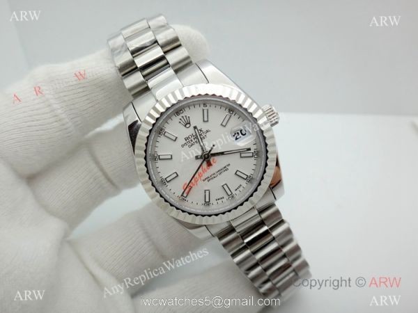 Stainless Steel Datejust Rolex Presidential Replica Watch 31mm Midsize Stainless Steel Datejust Rolex Presidential Replica Watch 31mm Midsize