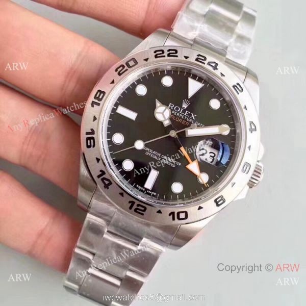1:1 Replica Rolex Explorer II 42mm Black Face Watch NOOB V7 Swiss 3187 1:1 Replica Rolex Explorer II 42mm Black Face Watch NOOB V7 Swiss 3187