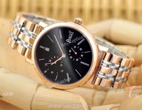New Replica Piaget Altiplano Two Tone Blue Face Watch New Replica Piaget Altiplano Two Tone Blue Face Watch