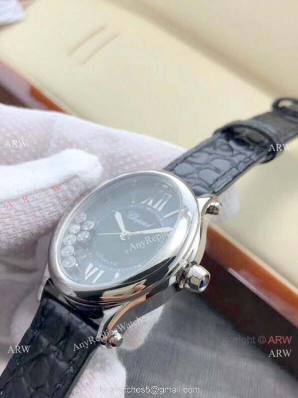 Replica Chopard Happy Sport Oval Lady Watch SS Gray Dial Replica Chopard Happy Sport Oval Lady Watch SS Gray Dial