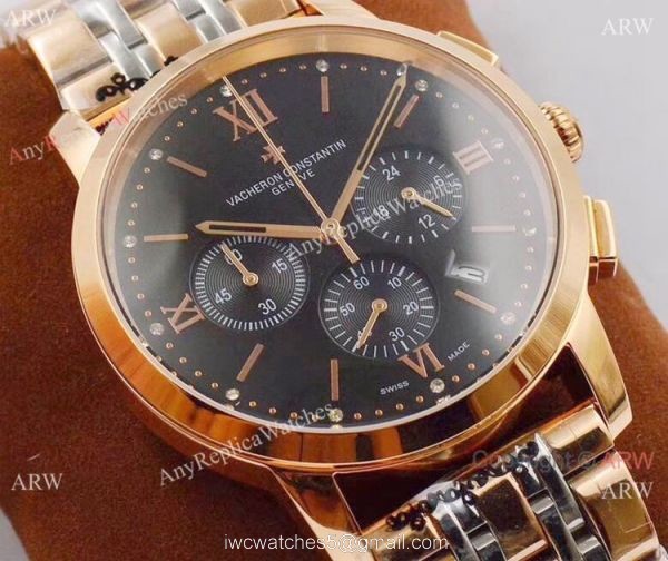 Vacheron Constantin Geneve VK 2 Tone Rose Gold Watch 42mm Vacheron Constantin Geneve VK 2 Tone Rose Gold Watch 42mm